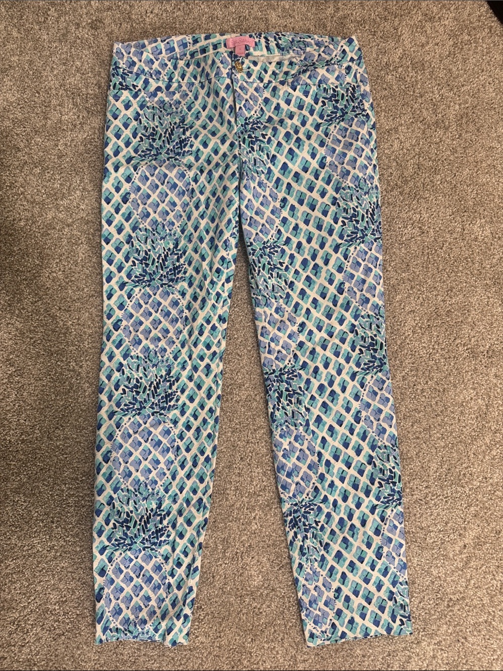 Lilly Pulitzer Print Skinny Pants